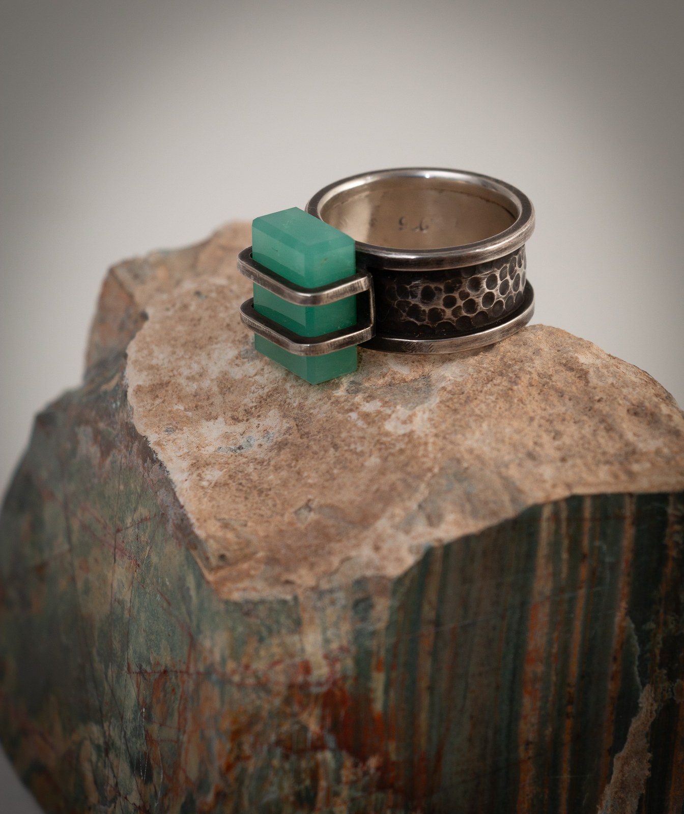 Australian apple green chrysoprase